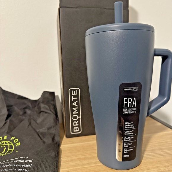 30oz Insulated BrüMate Era Midnight Blue Tumbler 100% Leakproof Brand New In Box - Picture 4 of 5